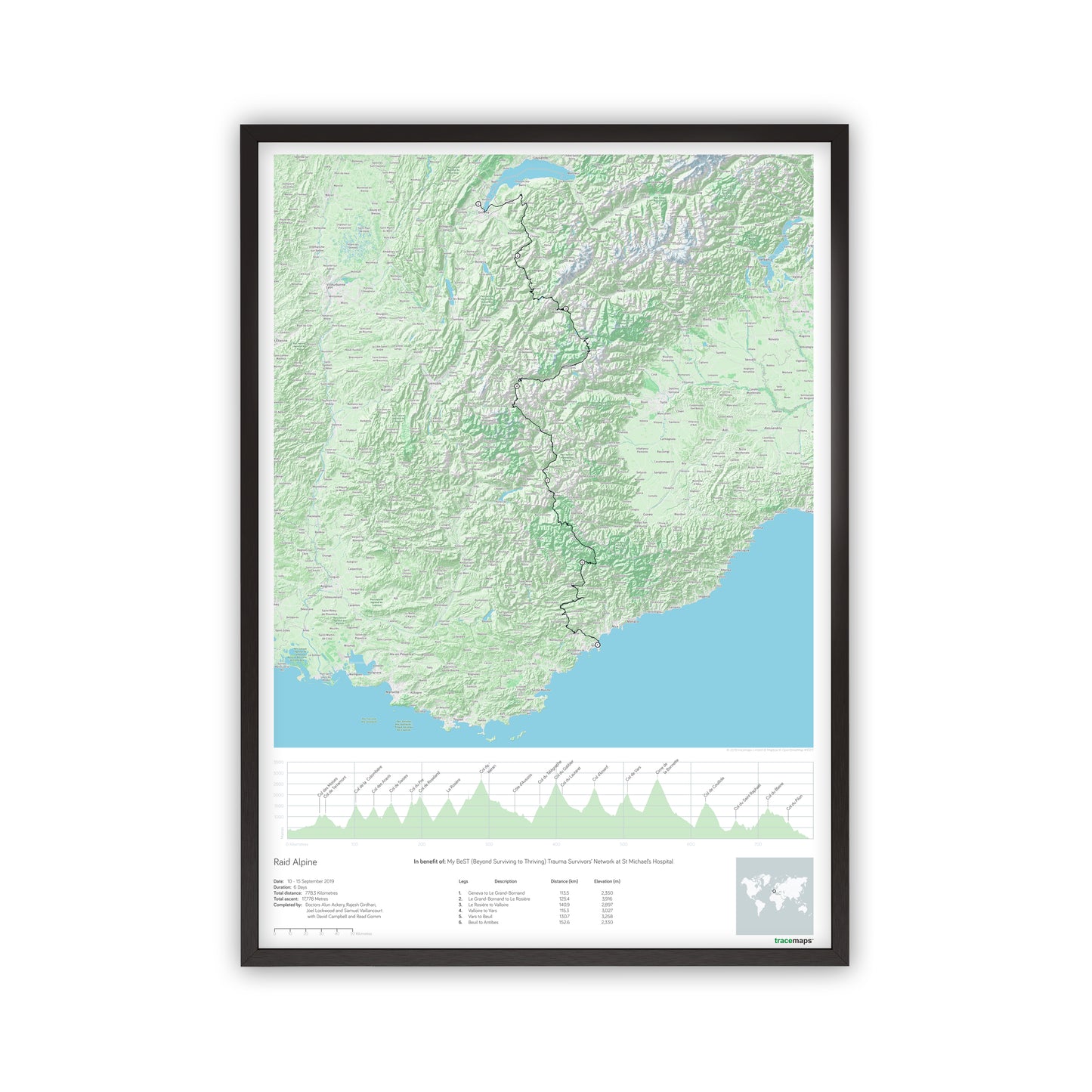 Multi Day tracemap