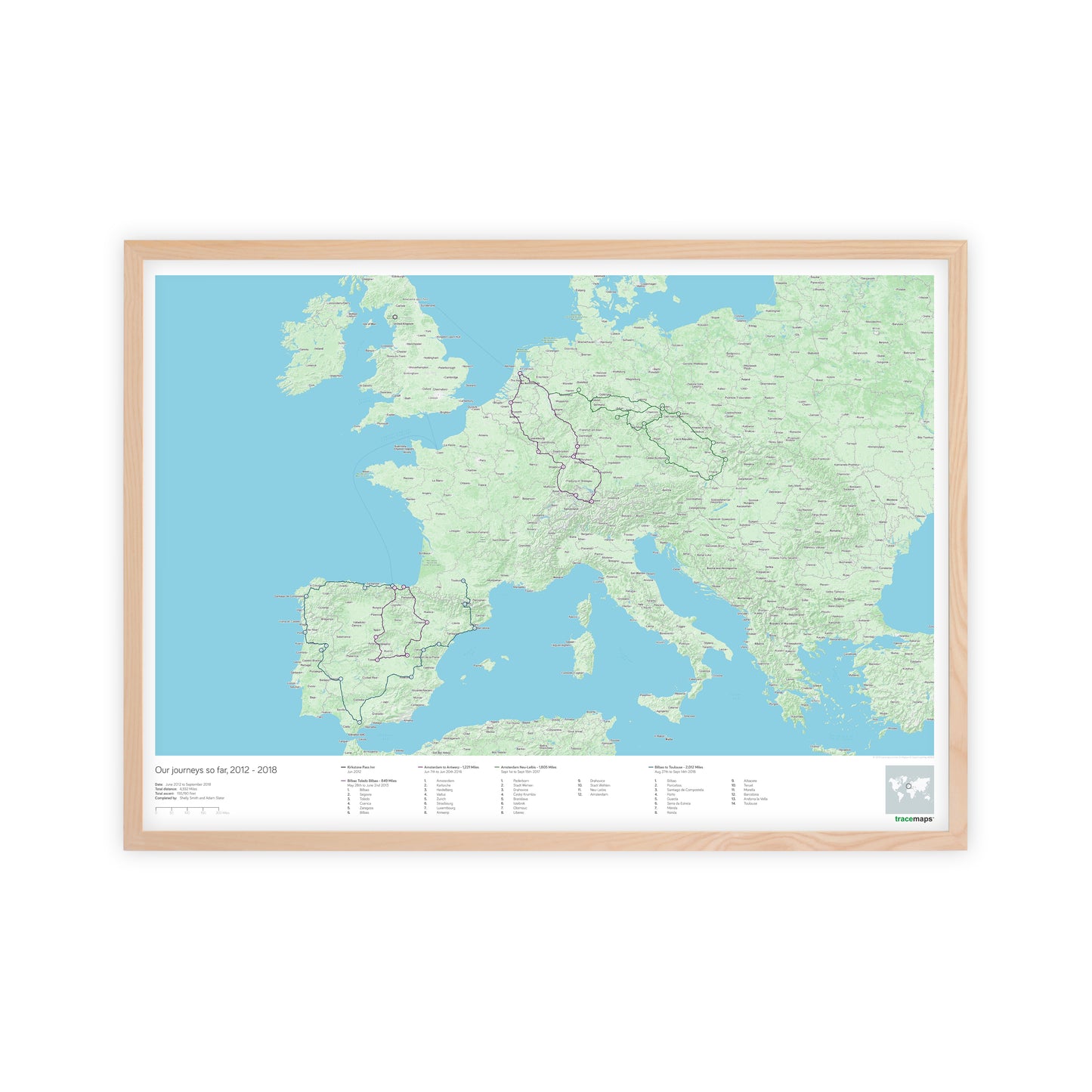Multi Trip tracemap