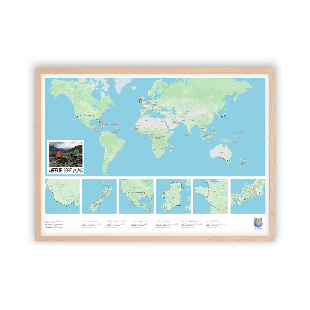 tracemaps | Personalised adventure maps | Map your adventures